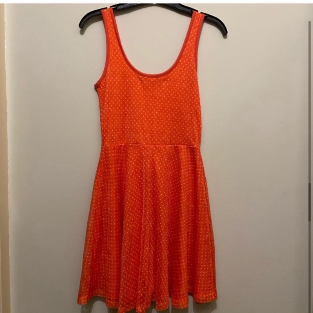 American Rag Pink Polka Dot Dress